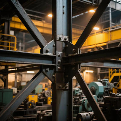 Pre-Engineered Steel Frame Building for Commercial Use