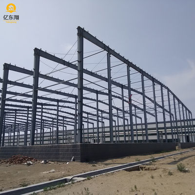 Prefab Steel Structure Warehouse with Q355 Q235 Steel Frame and Bolted or Welded Installation for Moderate Insulation