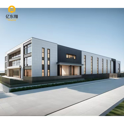 High Intensity Prefabricated Steel Building with Square Tube Column and Frame Structure
