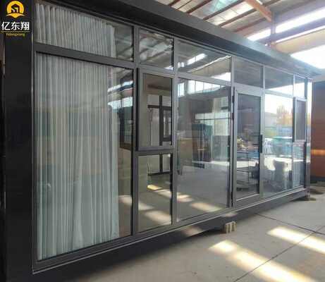 Customized 6055*2990*2896mm Painted Steel Structure Prefab Container House for Movable Restaurant