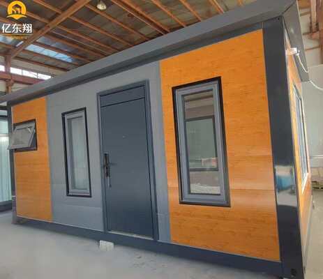 Galvanized Steel Prefab Container House with EPS Sandwich Panels for 50+ Years Lifespan and High Durability