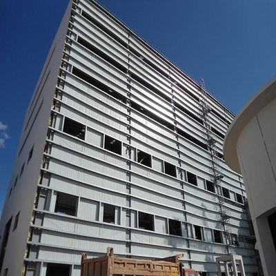 Restaurant Hotel Office Multi Storey Steel Building Fabricated High Rise Steel Structure