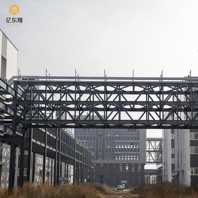 Galvanized Spray Coated Prefab Steel Workshop Custom Construction