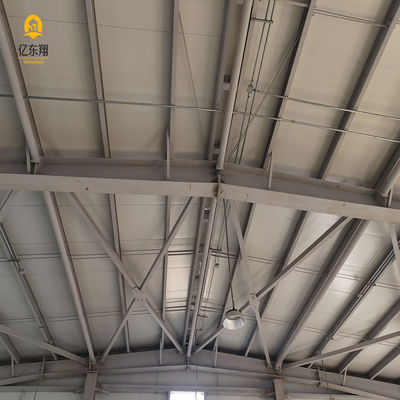 Hot Dip Galvanized Or Painted Finish Metal Workshop Buildings Welded Connection As Requested Parapet Wall