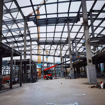 Pre Galvanized C / Z Purlin Steel Deck Plate Prefab Steel Houses Storage Workshops