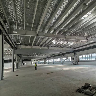 Large Span Prefab Metal Building Construction Steel Structure Metal Buildings Sheds