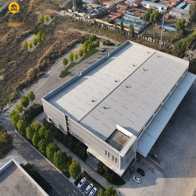 Large Span Prefab Metal Building Construction Steel Structure Metal Buildings Sheds