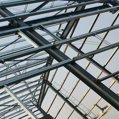 Large Span Prefab Metal Building Construction Steel Structure Metal Buildings Sheds