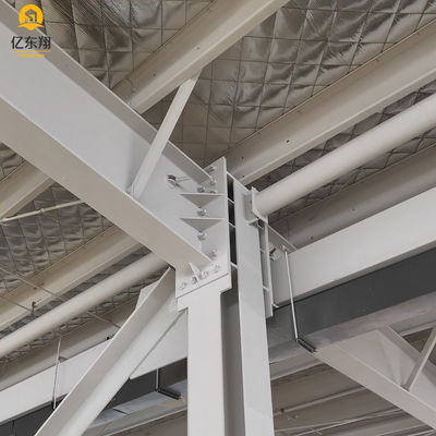 Large Span Steel Frame Building Construction Lightweight Prefabricated Steel Warehouse Factory