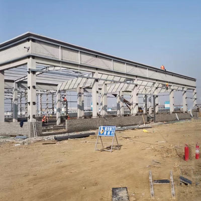 H Beam Pre Engineering Steel Building Steel Structure Industrial Warehouse Construction