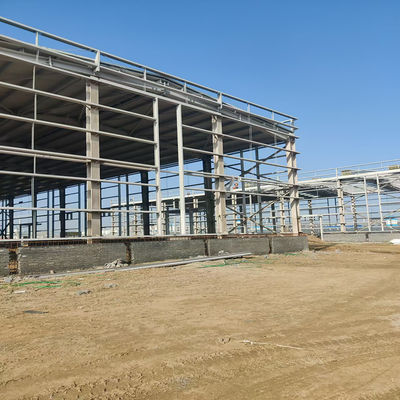 High Weather Resistance Modern Steel Frame Buildings Industrial Steel Construction