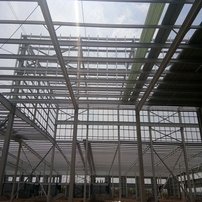 Industrial Prefabricated Steel Frame Building Construction Steel Beam Building Construction