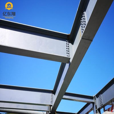 Fire Resistance Steel Frame Building Construction High Durability Prefab Metal Warehouses
