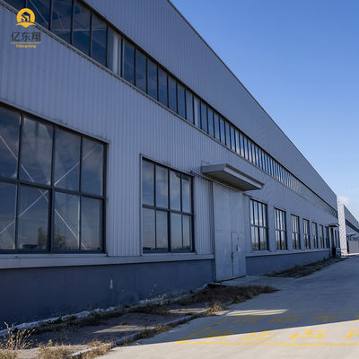 Modern Design Steel Structure Building With Steel Sheet Roof And Welded Connection
