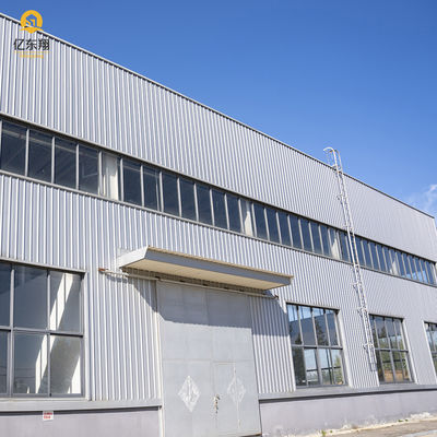 Prefabricated Steel Warehouse Building 30m Span Corrosion Resistant