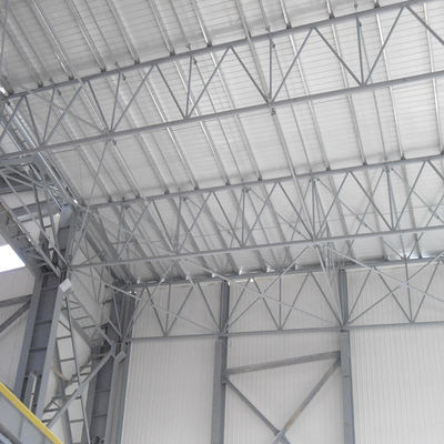 Large Span Prefab Steel Frame Building Construction Customizable Strong Strength