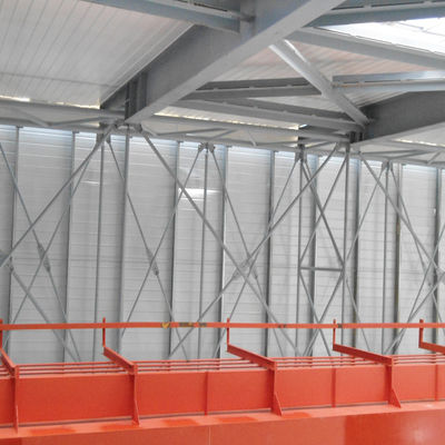 Prefabricated Steel Structure Building Safe Durable Large Metal Sheds Workshops