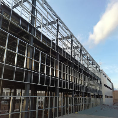 Q235B Q355B Steel Hangar with H-Shape Beam and 200km/h Wind Resistance