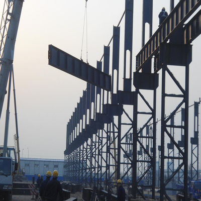 Large Span Steel Frame Building Construction Corrosion Resistance High Durability