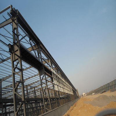 Large Span Steel Frame Building Construction Corrosion Resistance High Durability