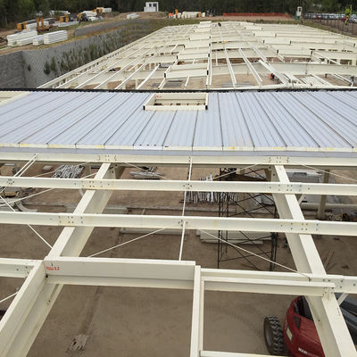 Insulation Steel Structure Warehouse Building With H Section Steel Main Steel Frame