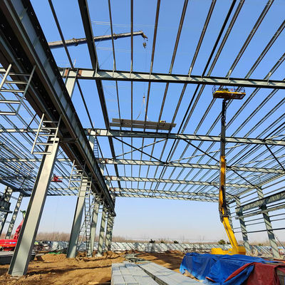 Custom Prefabricated Modern Prefab Metal Buildings Large Span Steel Structure Workshop