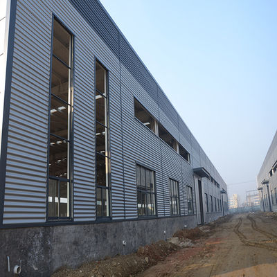 Food Workshop Q355B Steel Frame Building Construction Prefabricated Steel Packing Warehouse