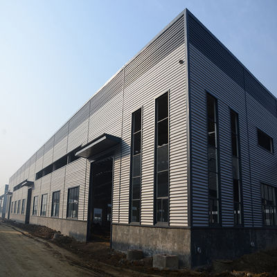 Food Workshop Q355B Steel Frame Building Construction Prefabricated Steel Packing Warehouse