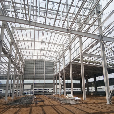 Customizable Prefabricated Metal Workshop Sheds Insulation Steel Structure For Shed