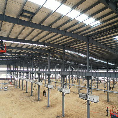 Anti Corrosion Steel Structure Hangar Galvanized Sheet Metal Warehouse Building
