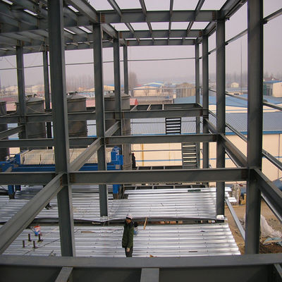 Anti Corrosion Steel Structure Hangar Galvanized Sheet Metal Warehouse Building