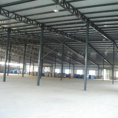 Large Span Residential Steel Construction Prefabricated Structural Steel Portal Frame