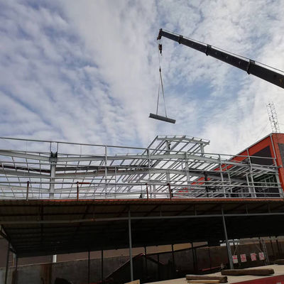 Large Span Residential Steel Construction Prefabricated Structural Steel Portal Frame