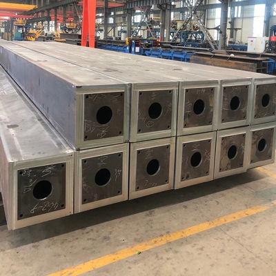 Prefabricated Steel Structure Warehouse Shed Construction Box Steel Column Building