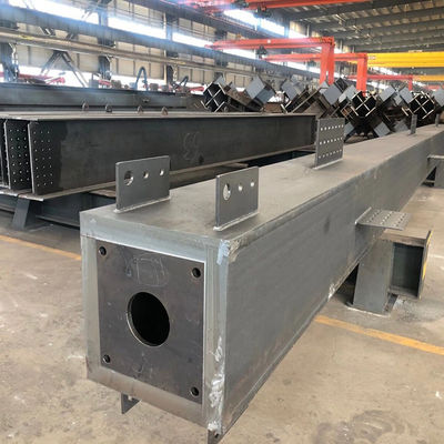 Prefabricated Steel Structure Warehouse Shed Construction Box Steel Column Building