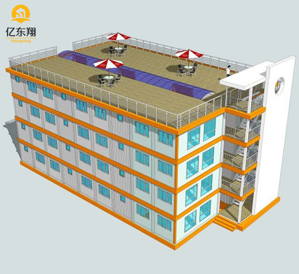 Office Prefabricated Multi Storey Steel Building Hotel Steel Structure Building