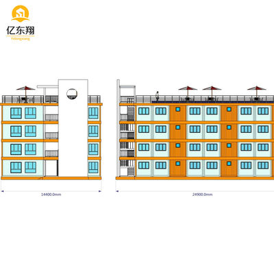 School Prefabricated Steel Structure Building Fire Resistance Metal Construction Building