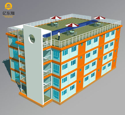 Office Prefabricated Multi Storey Steel Building Hotel Steel Structure Building