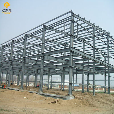 Cladding Earthquake Against 7-9 Grade Prefabricated Metal Warehouse With Sandwich Panel Steel Sheet