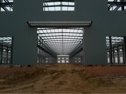 Large Span Pre Engineered Steel Warehouse Prefabricated Steel Structure Cold Room Storage