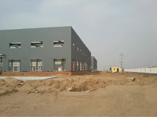 Customizable Steel Structure Warehouse With H Section Frame And Steel Color Sheet Wall Panel