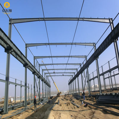 Prefabricated Light Steel Building Aircraft Hangar Fireproof Steel Structure Warehouse