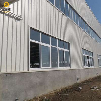 Efficiently Designed Steel Structure Building With Welded H Steel Column And Gutter Accessory
