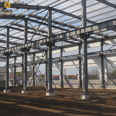 Commercial Prefabricated Metal Sheds Warehouse Steel Frame Building Workshop