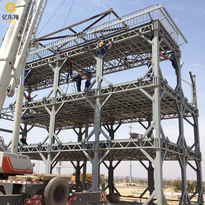 Multi Storey Steel Building with Q355 Q235 Frame and Sandwich Panel Cladding