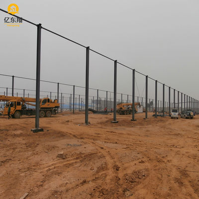 Modern Prefabricated Steel Frame Commercial Building Construction Customizable
