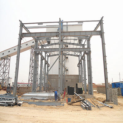 Customizable Prefabricated Steel Structure Warehouse Featuring Steel Color Sheet Cladding
