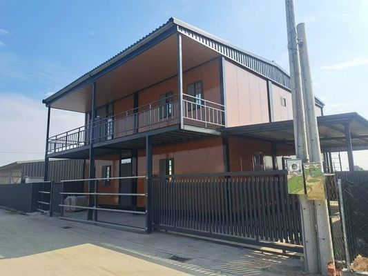 Light Steel Structure Prefabricated House With Toilet Sink Shower Turnkey Solution