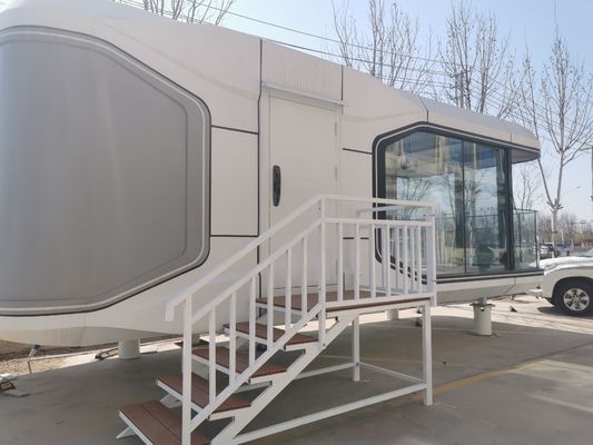 Prefab Modular Container House for Hotels with Glass Wool Insulation
