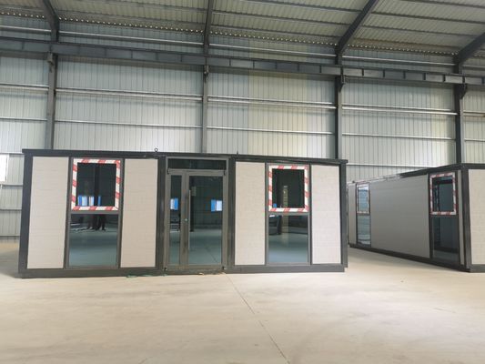 Prefab Modular Container House for Hotels with Glass Wool Insulation